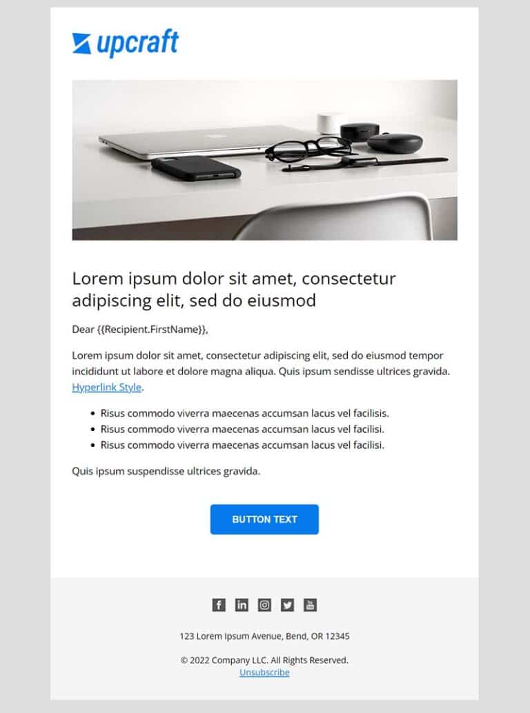 Awesome Pardot Email Templates by Upcraft