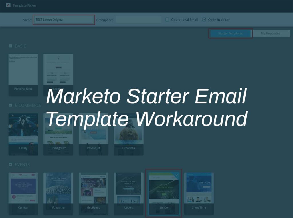 Marketo Starter Email Template Fix v2