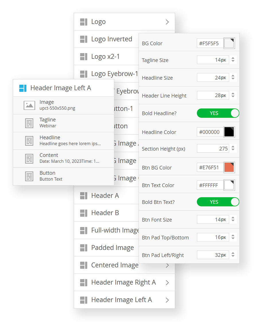 MMET editor tiles