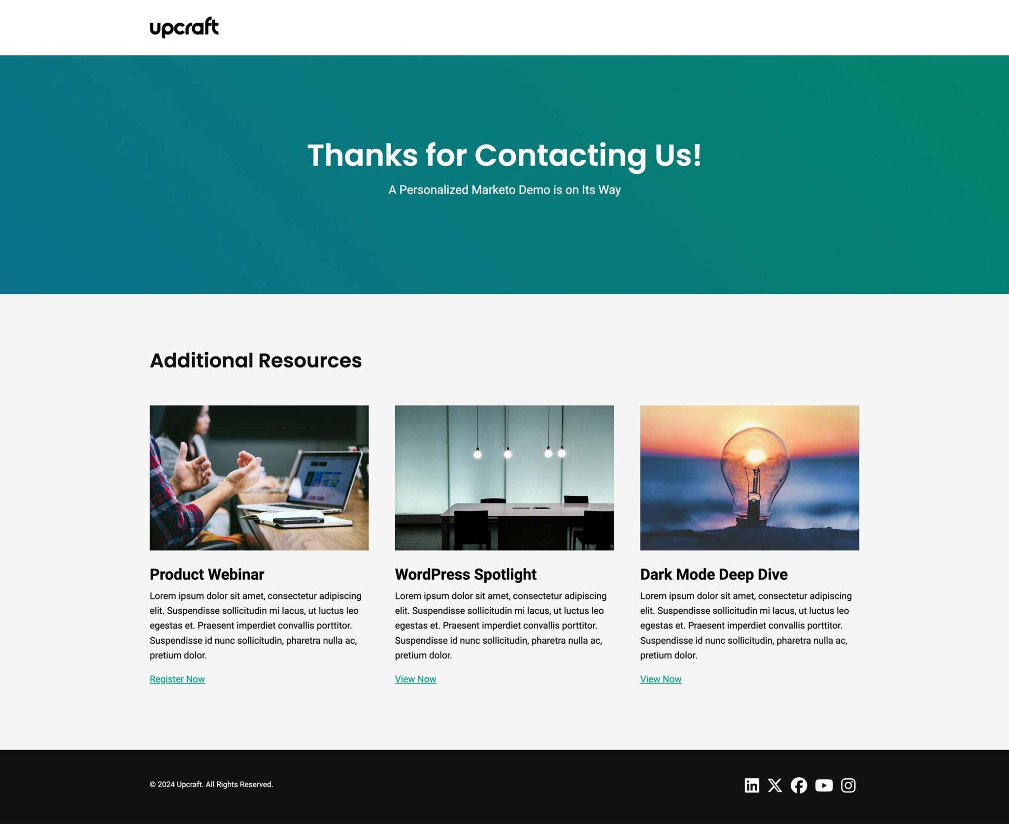 Marketo Landing Page Templates Free Premium Marketo Landing Page Template | 20+ Sections | Responsive